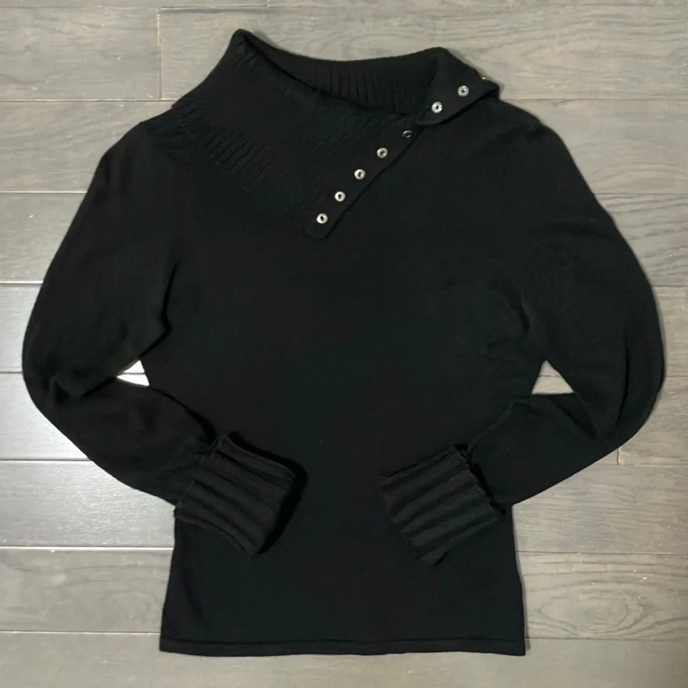 Y2K Vintage Guess Jeans Sweater with Asymmetrical Neck Detail Size S - Picture 1 of 7